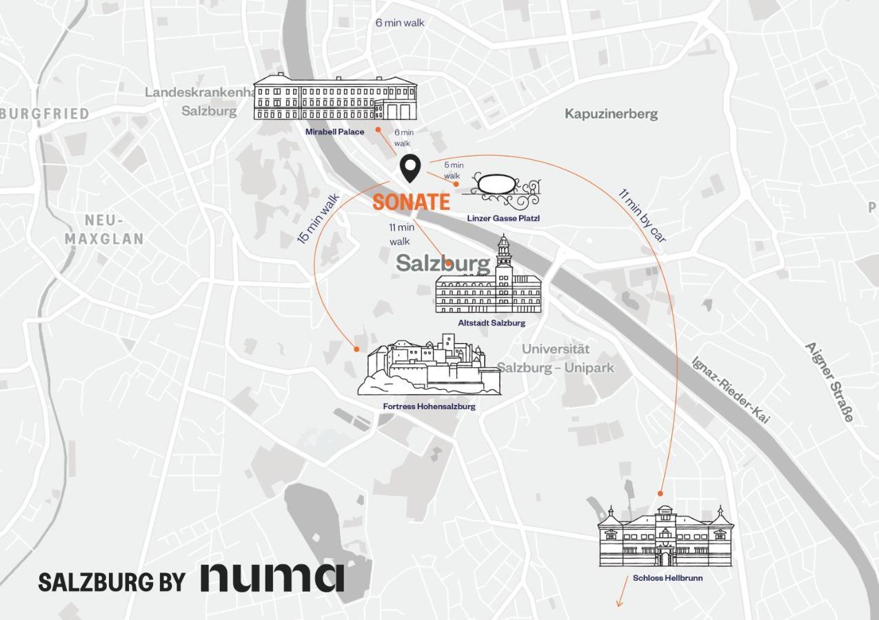 Numa Salzburg Sonate Appartement Buitenkant foto